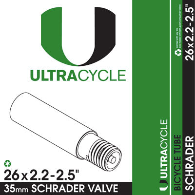 Ultracycle 26 x 2.2-25 Schrader 35mm Innertube