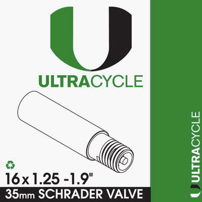 Ultracycle 16 x 1.25-1.90 Schrader Innertube