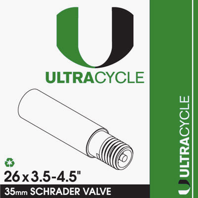 Ultracycle 26 x 3.5-4.5 Schrader 35mm Innertube