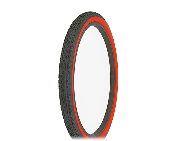 Pneumatico Duro 26x2.125 Heavy Duty 1075TM Bianco/nero Per Bici Cruiser Vintage