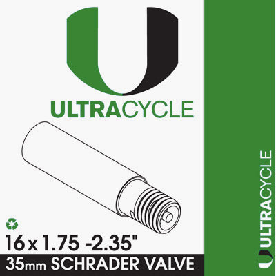 Ultracycle 16 x 1.75-2.35 Schrader 35mm Innertube