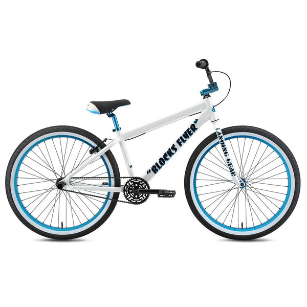 White blocks flyer discount