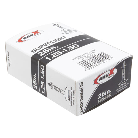 Rav X Superlight 26 x 1.25 - 1.50 Presta 48mm Innertube