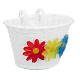 Ultracycle White Woven Youth Plastic Basket