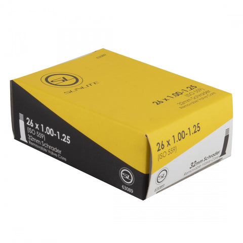 Sunlite 26 x 1.00 - 1.25 Schrader 32mm Innertube