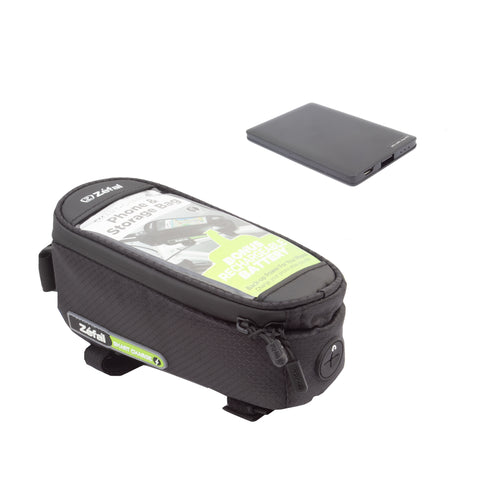 Zefal Phone & Storage Top Tube Bag w/ Power Bank