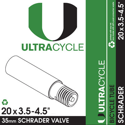 Ultracycle 20 x 3.5-4.5 Schrader 35mm Innertube