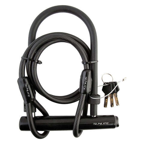 Sunlite Standard 4x7.75 U-Lock & 4x10mm Cable