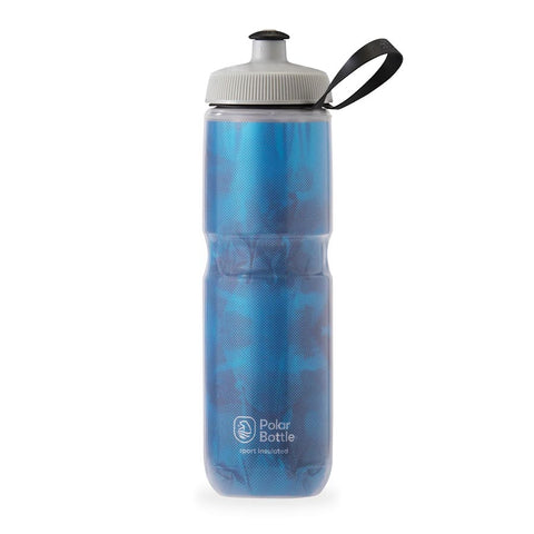 Polar Fly Dye Electric Blue Sports Insulated Bottle