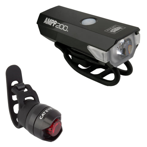 Cateye AMPP200/ORB-RC USB Combo Light Set