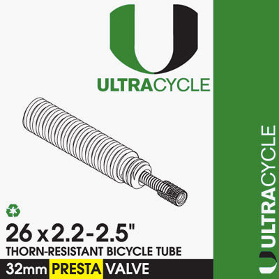 Ultracycle 26 x 2.2-2.5 Thorn Proof 32mm Presta Innertube