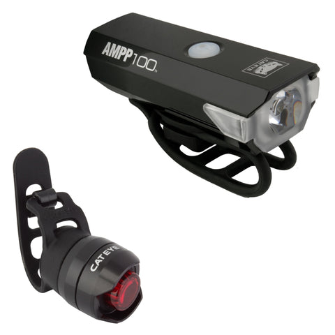 Cateye AMPP100 ORB Combo Light Set