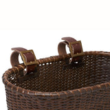 Retrospec Dreamcatcher Handwoven Cane Basket