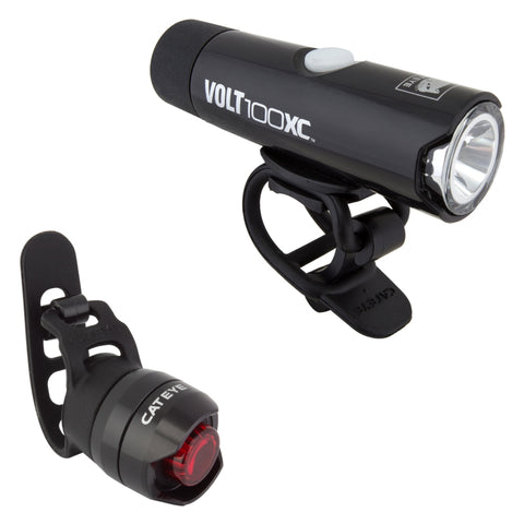 Cateye VOLT100SC ORB Combo USB Light Set