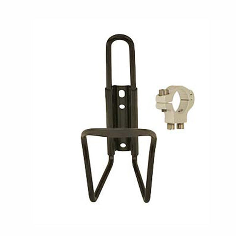 Alloy Water Bottle Cage w/ Handlebar Mount - Plenty of Bikes