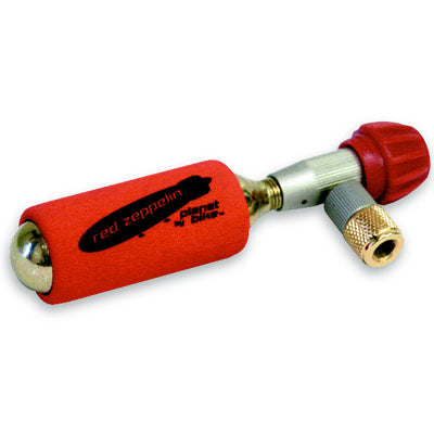 Planet Bike Red Zepplelin CO2 Inflator w/ Cartridges