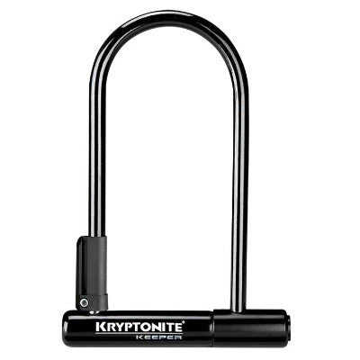 Kryptonite Kryptonite Key U-Lock - Keeper STD, 4 x 8 Black