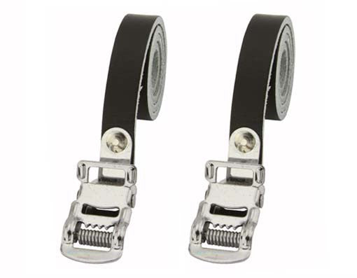 bicycle pedal toe straps Leather Pedal Straps – Plenty of Bikes