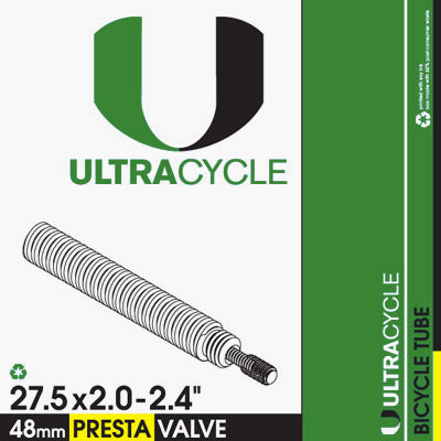 Ultracycle 27.5 x 2.0-2.4 Presta 48mm Innertube