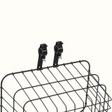 Retrospec Apollo X Wire Mountable Rectangle Basket Black