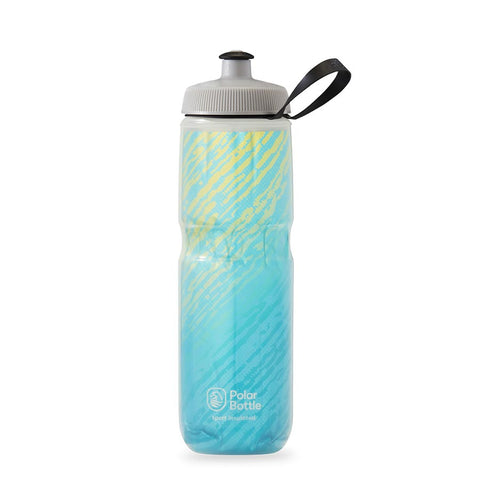 Polar Blue Yellow Sports Insulated Water Bottle