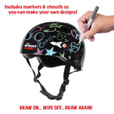 Triple Eight Wipeout Dry Erase Youth Helmet