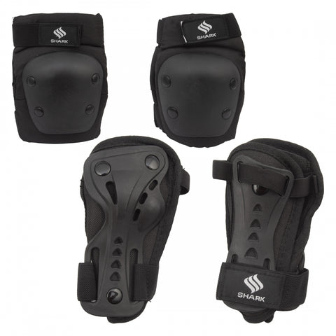 Shark Elbow Knee & Wristguard Pad Set
