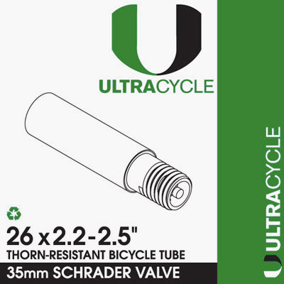 Ultracycle 26 x 2.2-2.5 Thorn Proof Schrader 35mm Innertube