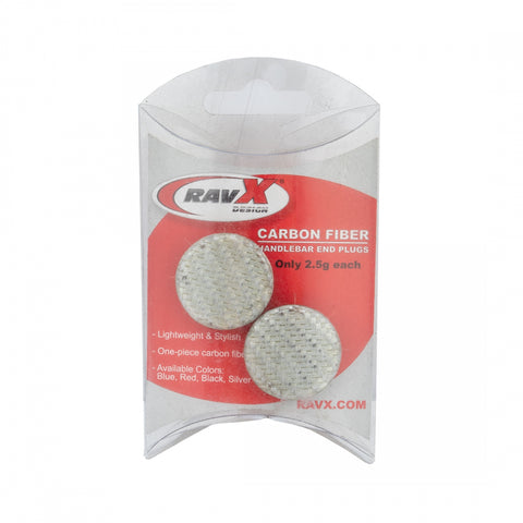 Rav X Carbon Fiber Handlebar End Plugs