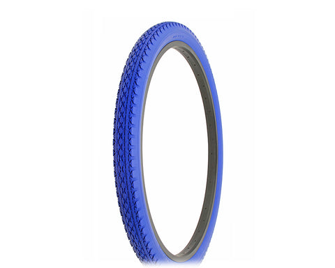 thumbnail image 2 of Pair Of Duro 26 X 2.125 Bicycle Tires - Red Line Diamond Tread Cruiser Tires 2 of 3