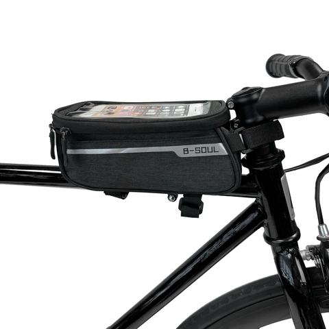 fahrradtasche b-soul B-Soul Top Tube Phone Storage Bag – Plenty of Bikes