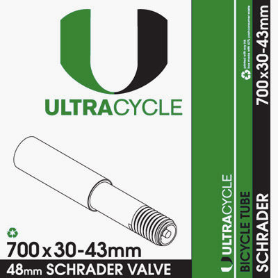Ultracycle 700 x 30-43 48mm Schrader Innertube