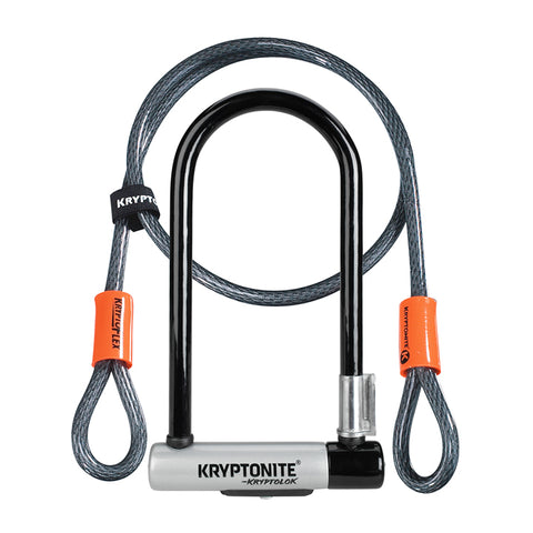 Kryptonite KryptoLok Standard U-Lock & Flex Cable