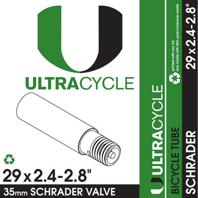 Ultracycle 29 x 2.4-2.8 Schrader 35mm Innertube