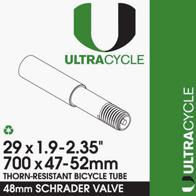 Ultracycle 29 x 1.9-2.35 48mm Schrader Thorn Proof Innertube