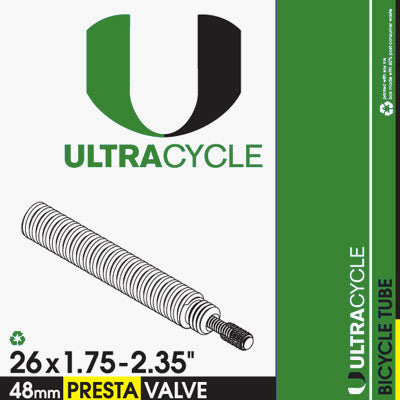 Ultracycle 26 x 1.75-2.35 Presta 48mm Innertube