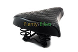 Vinyl Diamond Saddle w/ Springs - Plenty of Bikes