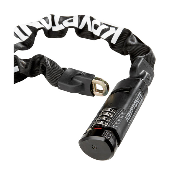 Kryptonite Keeper 712 120cm Steel Chain Lock With Key - Black - Model 1706